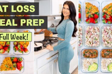 EASY 1 WEEK MEAL PREP FOR WEIGHT LOSS | healthy recipes that taste amazing!