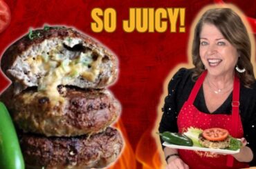 Best Cheddar Turkey Burger Recipe (Easy & Healthy) | SPICY Jalapeno Twist