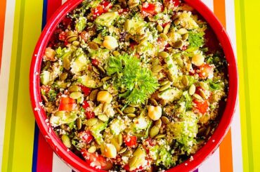 Healthy Salad | Made with Daliya