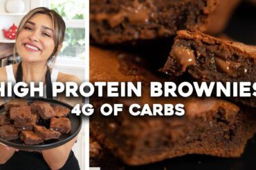 Eat These Brownies While Trying To Lose Weight | High Protein | Low Carb | Keto