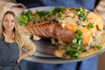 The Easiest Creamy Salmon Recipe!!! Quick and Healthy Dinner
