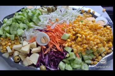 How to make healthy vegetable salad #healthy salad recipes #weightlosssalads