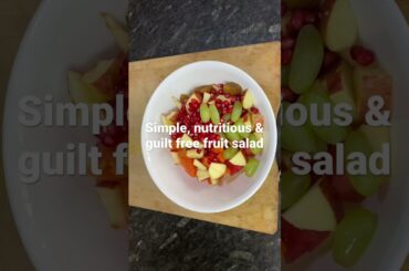Nutritious fruit salad without sweetener #healthy #weightloss #youtubeshorts #shorts #short