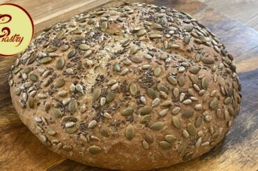 Handmade Multigrain Bread Recipe, Healthy and Fiber Rich Bread