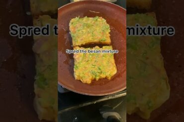 Healthy besan sandwich #shotrs #vegsandwich #healthyrecipes