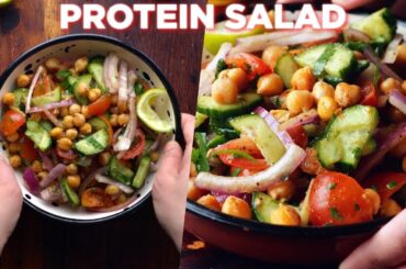 Healthy protein salad recipe by Mrs basra pakistani vlogger