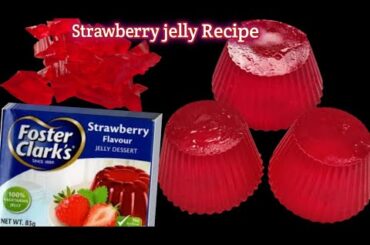 Homemade jelly Recipe|Foster Clark's Strawberry jelly Recipe|Foster Clark's Since 1889|Jello Recipe