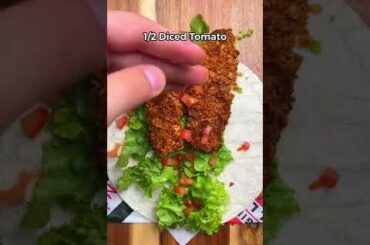 #shorts Healthy Food Easy Low Calorie & High Protein Original KFC Twister Wrap!