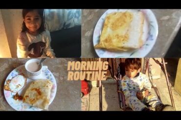 morning routine| first vlog idea| kids introduction| yummy breakfast recipes| healthy sandwiches
