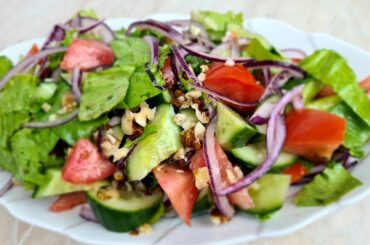 Easy Healthy Salad Recipe /Recita de salada leve