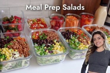 Prepping Healthy Salads for the Week | How to wash and store produce so it lasts longer
