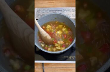 Make Delicious Healthy Ragi Veggie Soup in Minutes! How-To Revealed! #shorts #vegan