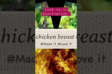 Chicken Breast recipe with Healthy salad #shorts #chickenbreast #weightloss #salad #dinner