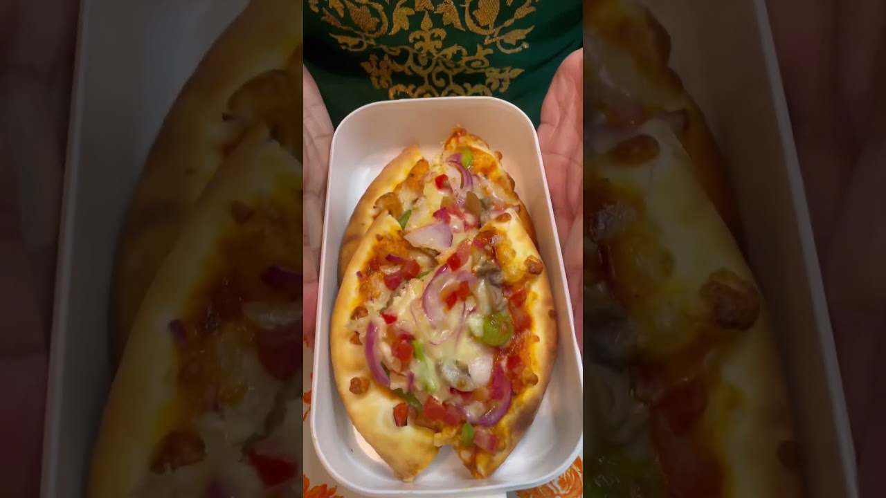 Farmhouse pizza | childhood nostalgia pola snacks| Tiffin recipes #shorts #brightpad Farmhouse pizza | childhood nostalgia pola snacks| Tiffin recipes #shorts #brightpad