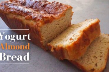 Eggless Yogurt Almond Bread Recipe