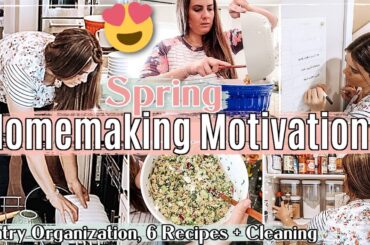 New!! HOMEMAKING + CLEAN WITH ME 2023 :: Pantry Organization, Healthy Recipes + Speed Cleaning