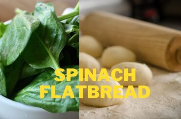 Spinach Flatbread! Easy Recipe, Lovely Green Color & Healthy! Never Eaten Bread Like This!