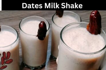 Dates Milk Shake Recipe by Rohani Kitchen| Healthy Milk Shake | #shorts #viral
