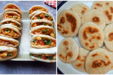 Pita Pockets Recipe | Mini Chicken Shawarma | Iftar Snacks | Chicken Pocket Recipe | No-Bake Recipe