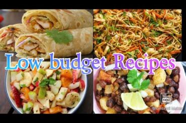 4 low budget Recipes| | Eid Dawat Special recipes Idea |Chowmin#fruitchaat#chanachaat#Roll