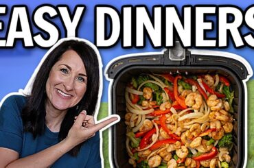 EASY Recipes for ONE or TWO in the AIR FRYER - FAST Dinner Ideas