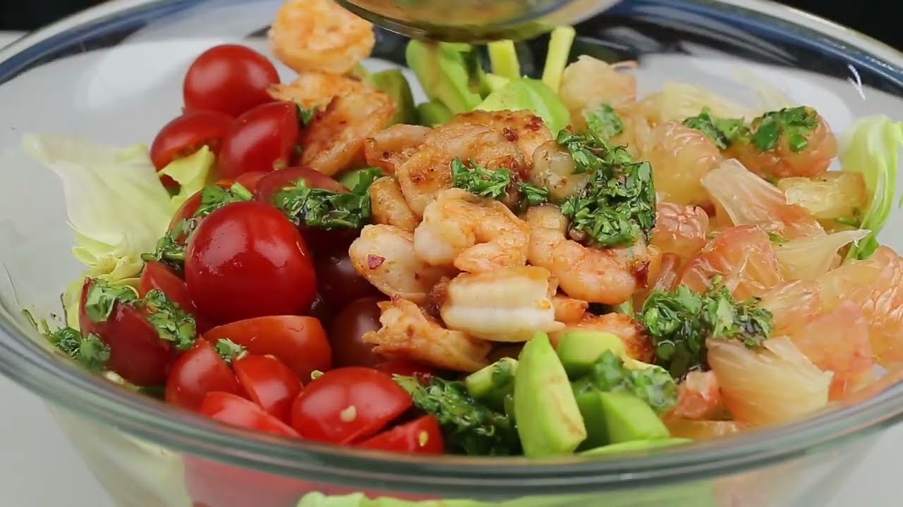 Shrimp Salad Recipe – Delicious and Filling Salad for Healthy Dinner | #healthyrecipes101 Shrimp Salad Recipe - Delicious and Filling Salad for Healthy Dinner | #healthyrecipes101