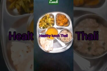 simple and Easy Veg Thali Idea #shortvideos #deliciousfood| Healthy food |