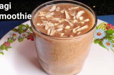 Summer Drink/Healthy Breakfast Ragi Smoothie/Weight Loss Recipe