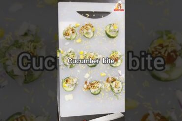 cucumber  bite recipe  / healthy  cucumber  recipe  at home #cookwithneha #healthyrecipes #food