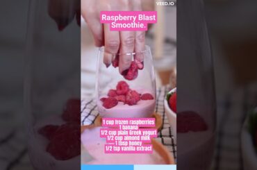 Healthy Raspberry Smoothie Recipe for Weight Loss