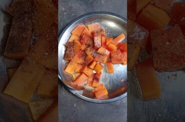 papaya chat/healthybreakfast recipe/papaya salad##shorts#recipe #ytshorts #cooking