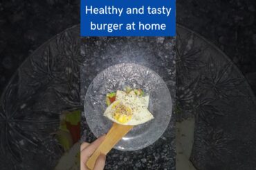 Better than McD | How to make a healthy sandwich/burger at home #shorts