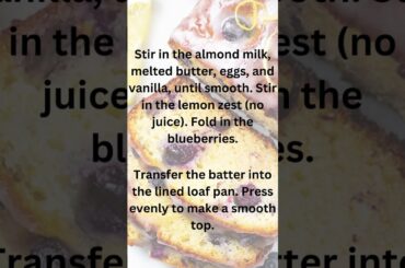 ALMOND FLOUR KETO BLUEBERRY BREAD.healthy keto recipes.#shorts