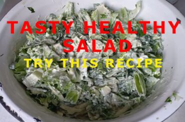 Delicious Healthy Easy Salad, Try This Recipe | Greens Salad