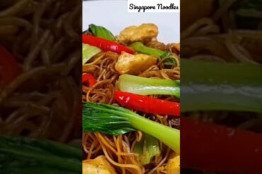 Healthy Singapore Noodles #shorts #stirfrynoodles #healthyrecipes