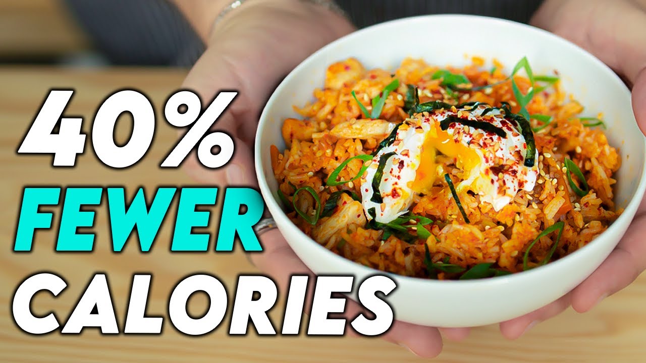 Cooking a Lower Calorie Kimchi Fried Rice Cooking a Lower Calorie Kimchi Fried Rice