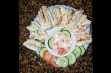 Make mini sandwiches without an oven for iftar parties | low budget recipe |  Ramadan special