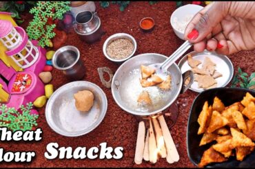 Wheat Snacks |  Kids Kitchen | Healthy Snacks Recipe #snackcares4u #snack #snacksvideo #yummy