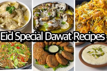 Eid Special Dawat Menu Recipes - Tasty & Easy Dawat Recipes by cooking with sariya