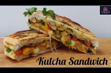 Kulcha sandwich recipe | healthy breakfast | kidney beans sandwich | cheese sandwich