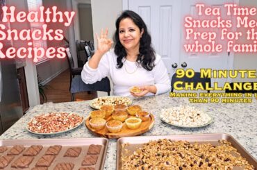 Healthy Snacks Meal Prep | 5 Healthy Snacks Recipes for Whole Family | Easy Healthy Homemade Snacks
