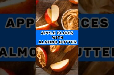 "Healthy Snack Recipe: Apple Slices with Almond Butter"#ASMR #Recipe #Food