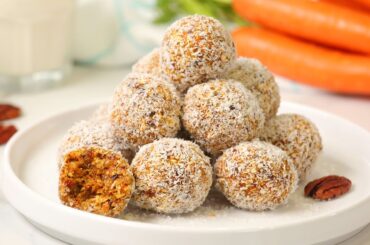 Carrot Cake Energy Bites | Healthy No-Bake Recipe!