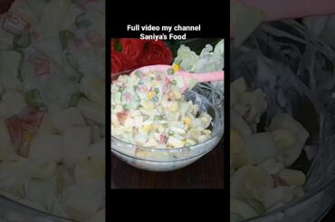 Rassian Salad Recipe | Healthy Salad Recipe| Fruits Salad #ytshorts #viral #trending #recipe