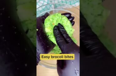 Easy healthy brocoli bites #shorts #weightloss #recipe