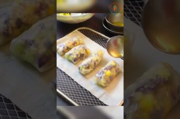 Day 4: Rice Paper Rolls #healthyrecipes #airfryer #airfryerrecipes #recipes #healthyrolls #healthy