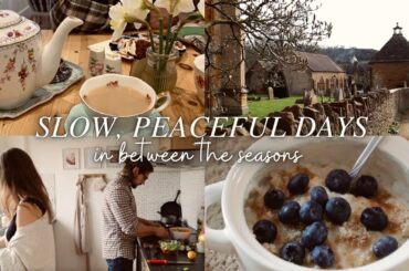 Winter turns to Spring in English Countryside | Healthy recipes & weight loss, slow living vlog