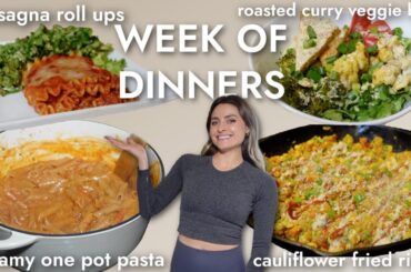 WEEK OF DINNERS! Plant Based Healthy Dinner Recipes!