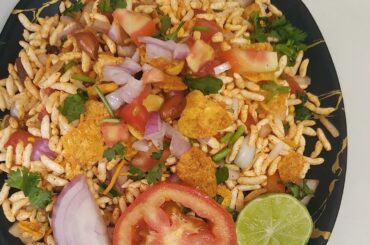 Evening snack Puffed rice chat recipe/weight loss healthy snack recipe