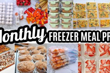 EASY MONTHLY FREEZER MEAL PREP RECIPES COOK WITH ME LARGE FAMILY MEALS WHATS FOR DINNER